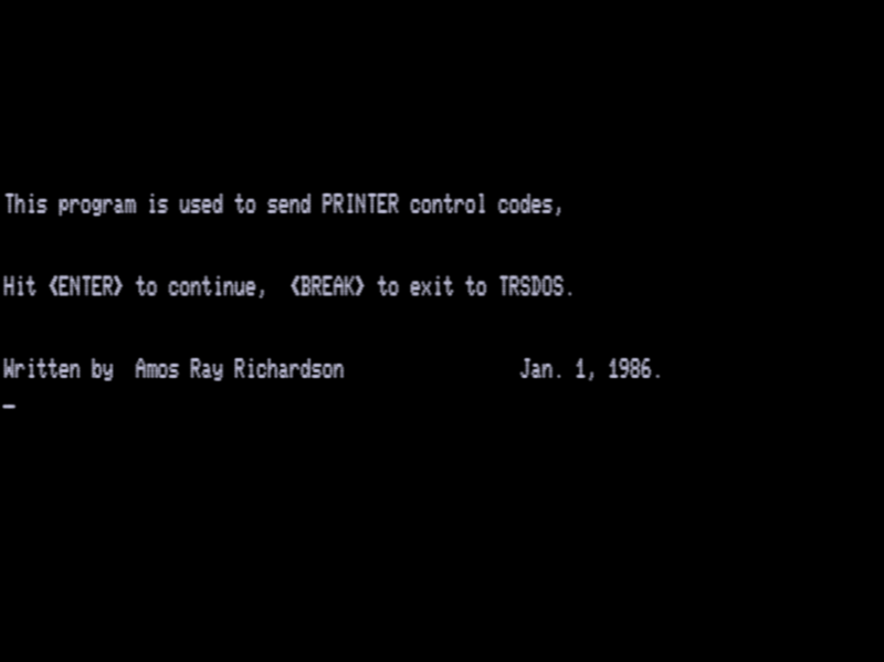 Screen shot